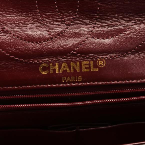 Chanel Matelasse W Flap Shoulder Bag Lambskin Black - Picture 4 of 9